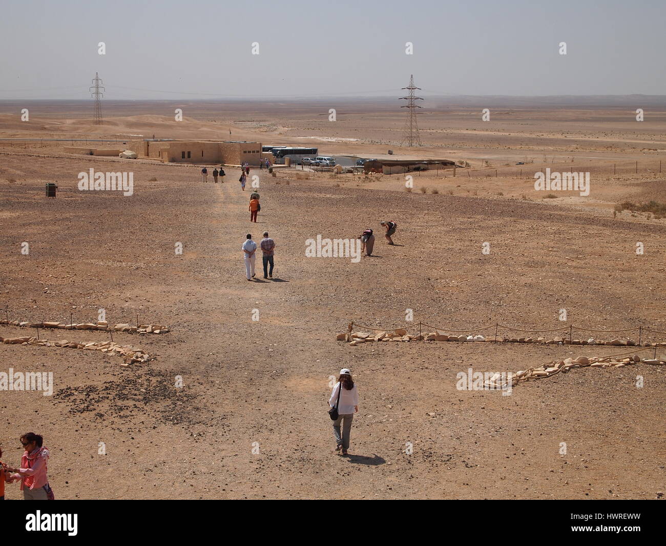Qasr kharana rovina è uno del più noto dei castelli del deserto si trova nell attuale Giordania orientale. Foto Stock