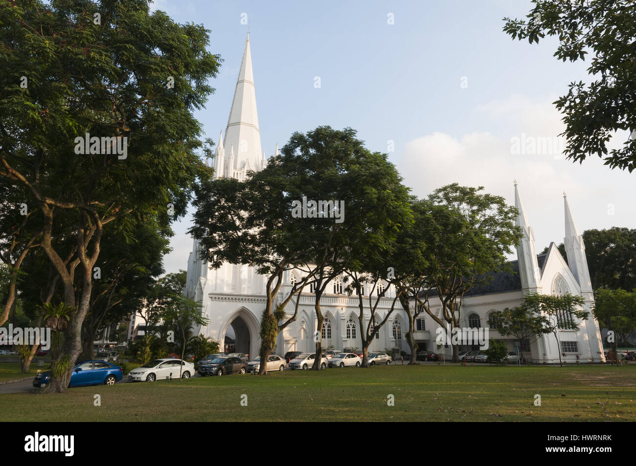 Singapore, Saint Andrews cattedrale Foto Stock