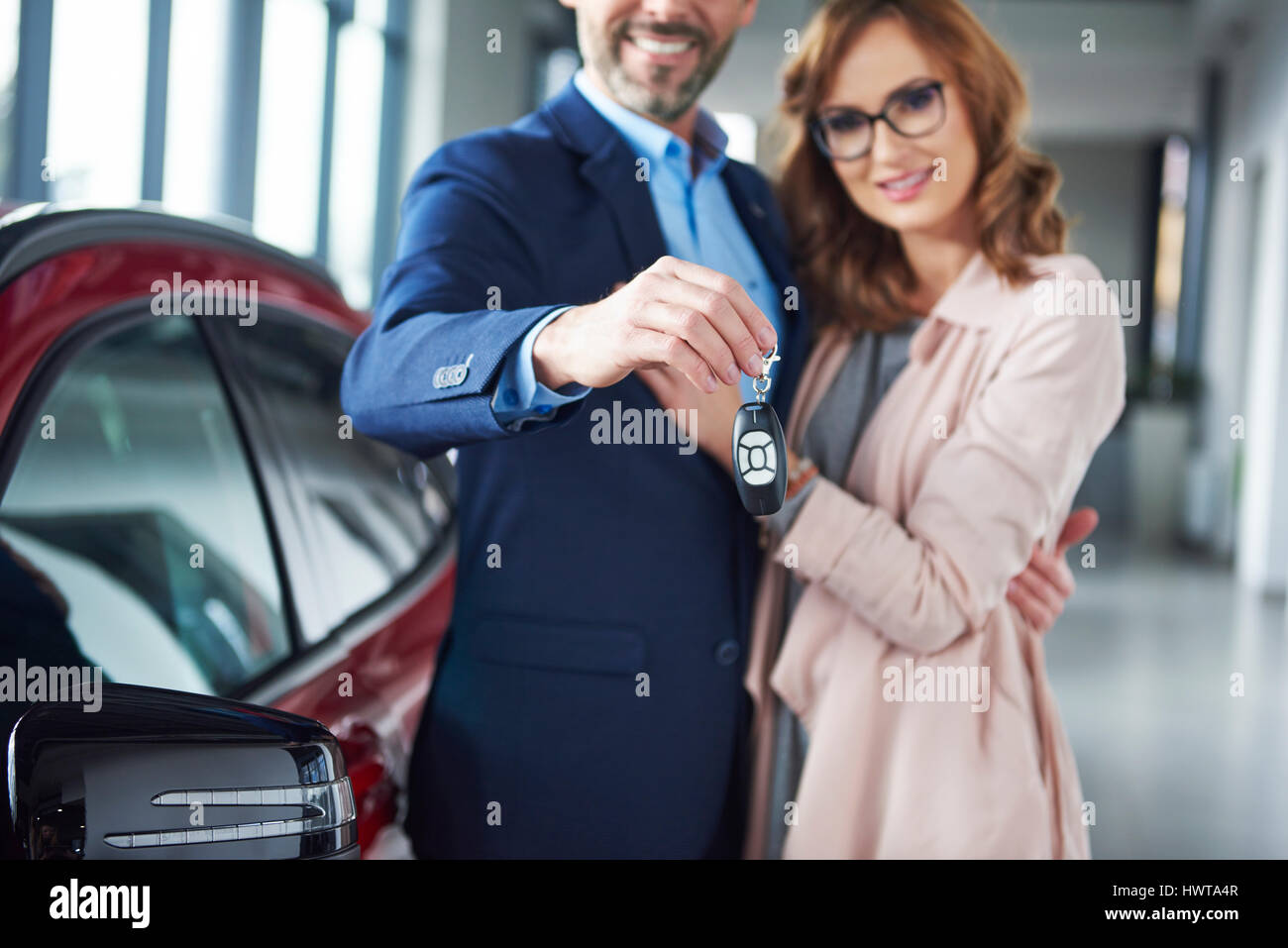 Nuova vettura è stato un acquisto costoso Foto Stock