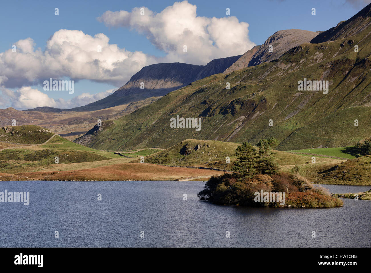 Cregennan laghi a Cadair Idris vicino a Dolgellau in Snowdonia nel Galles del Nord Foto Stock