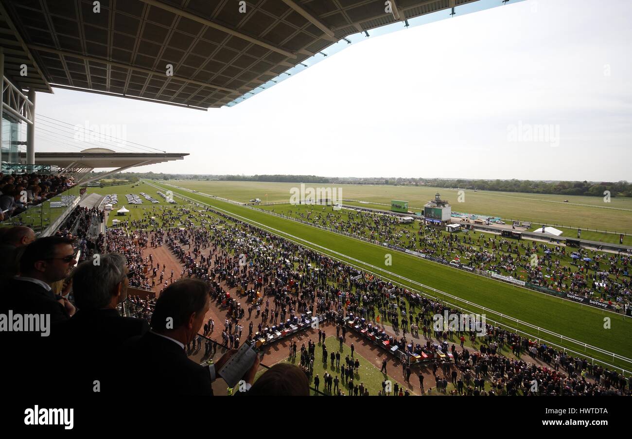 Il KNAVESMIRE YORK RACE COURSE YORK RACECOURSE YORK INGHILTERRA 15 Maggio 2015 Foto Stock