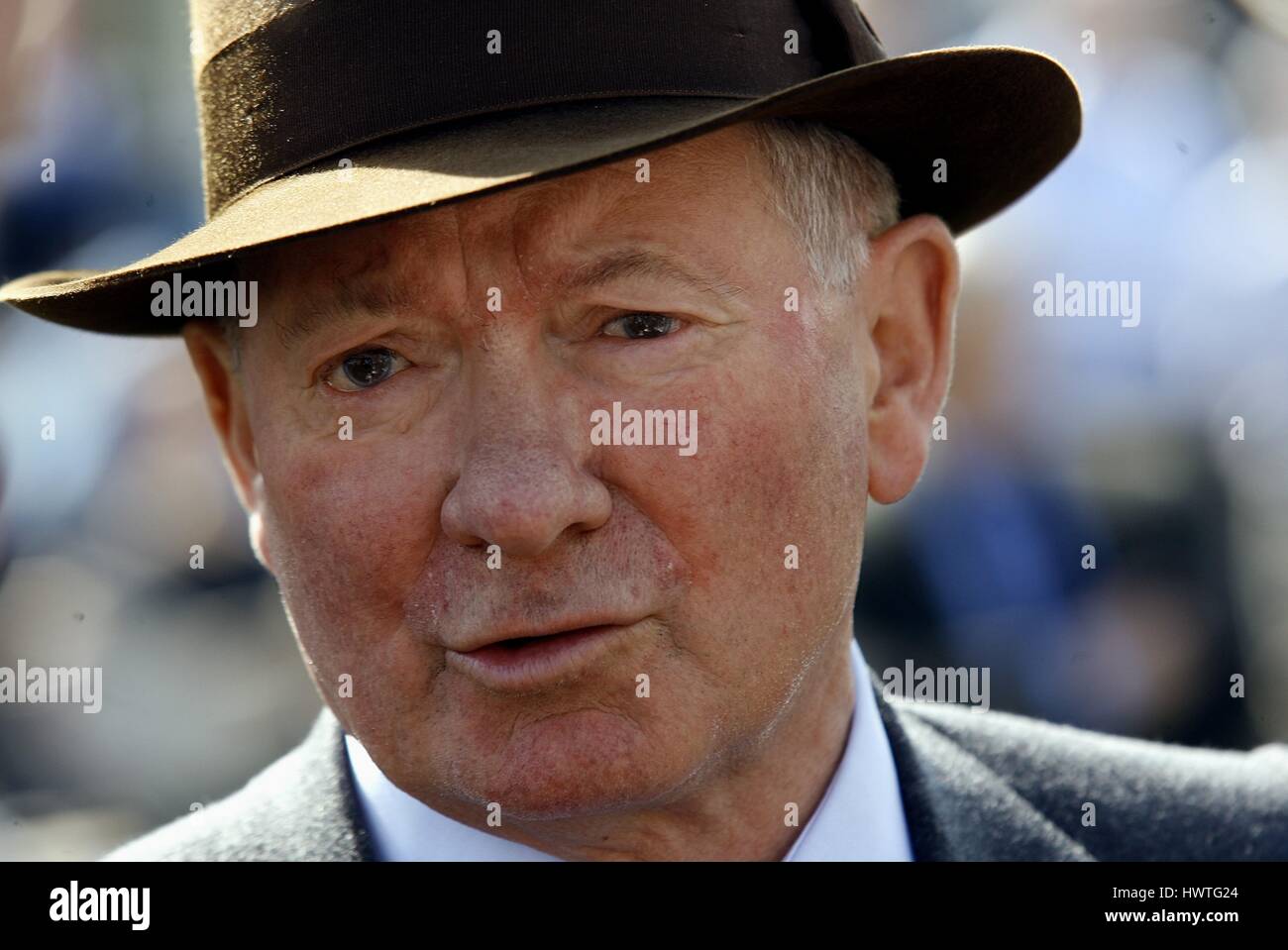 BARRY HILLS corsa di cavalli TRAINER ROWLEY MILE NEWMARKET Corso Inghilterra 19 aprile 2007 Foto Stock