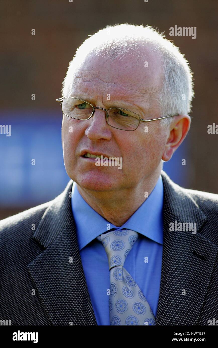 MICHAEL CHANNON corsa di cavalli TRAINER ROWLEY MILE NEWMARKET Corso Inghilterra 18 aprile 2007 Foto Stock