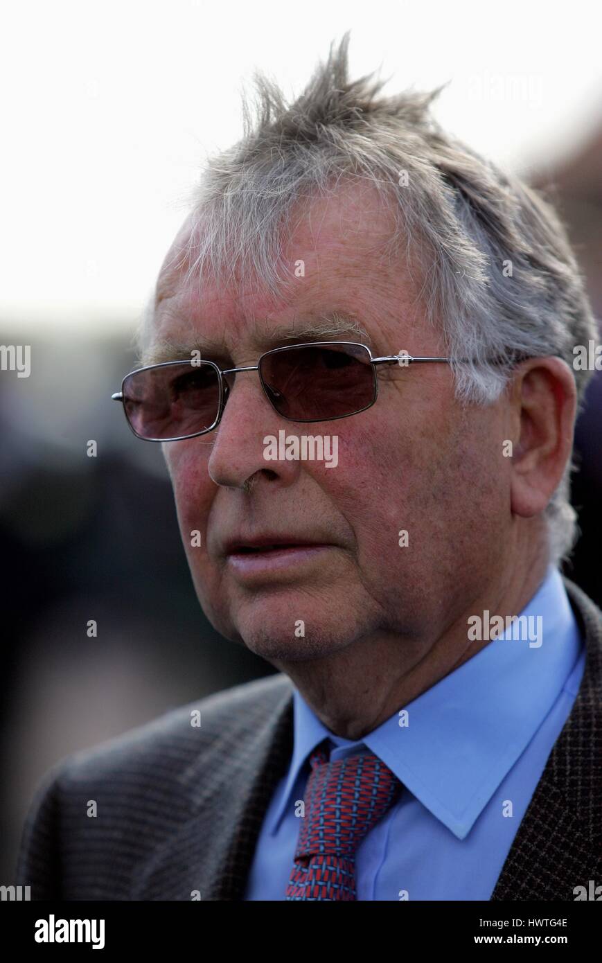 MICHAEL JARVIS corsa di cavalli TRAINER ROWLEY MILE NEWMARKET Corso Inghilterra 18 aprile 2007 Foto Stock