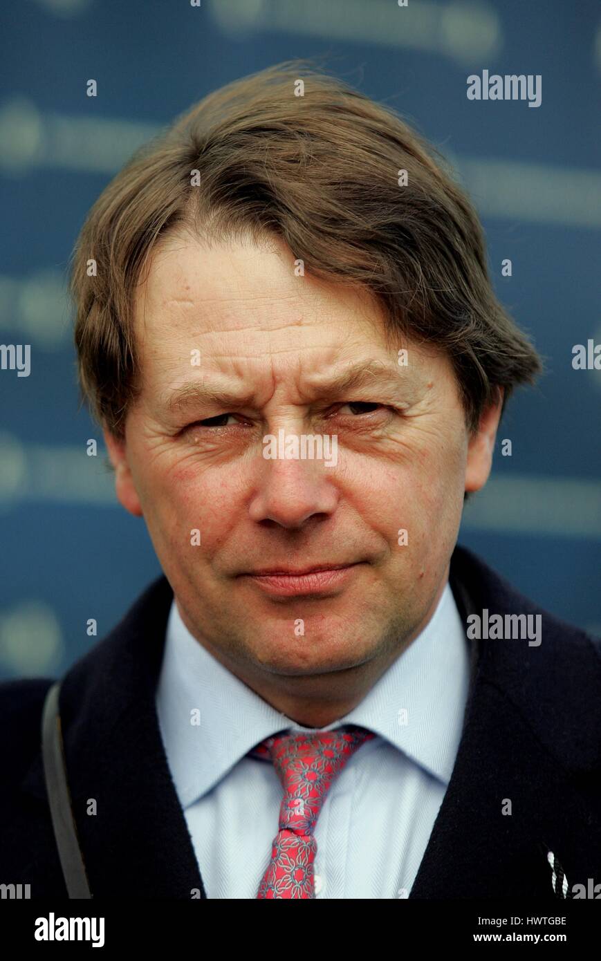 CHRIS WALL corsa di cavalli TRAINER ROWLEY MILE NEWMARKET Corso Inghilterra 18 aprile 2006 Foto Stock