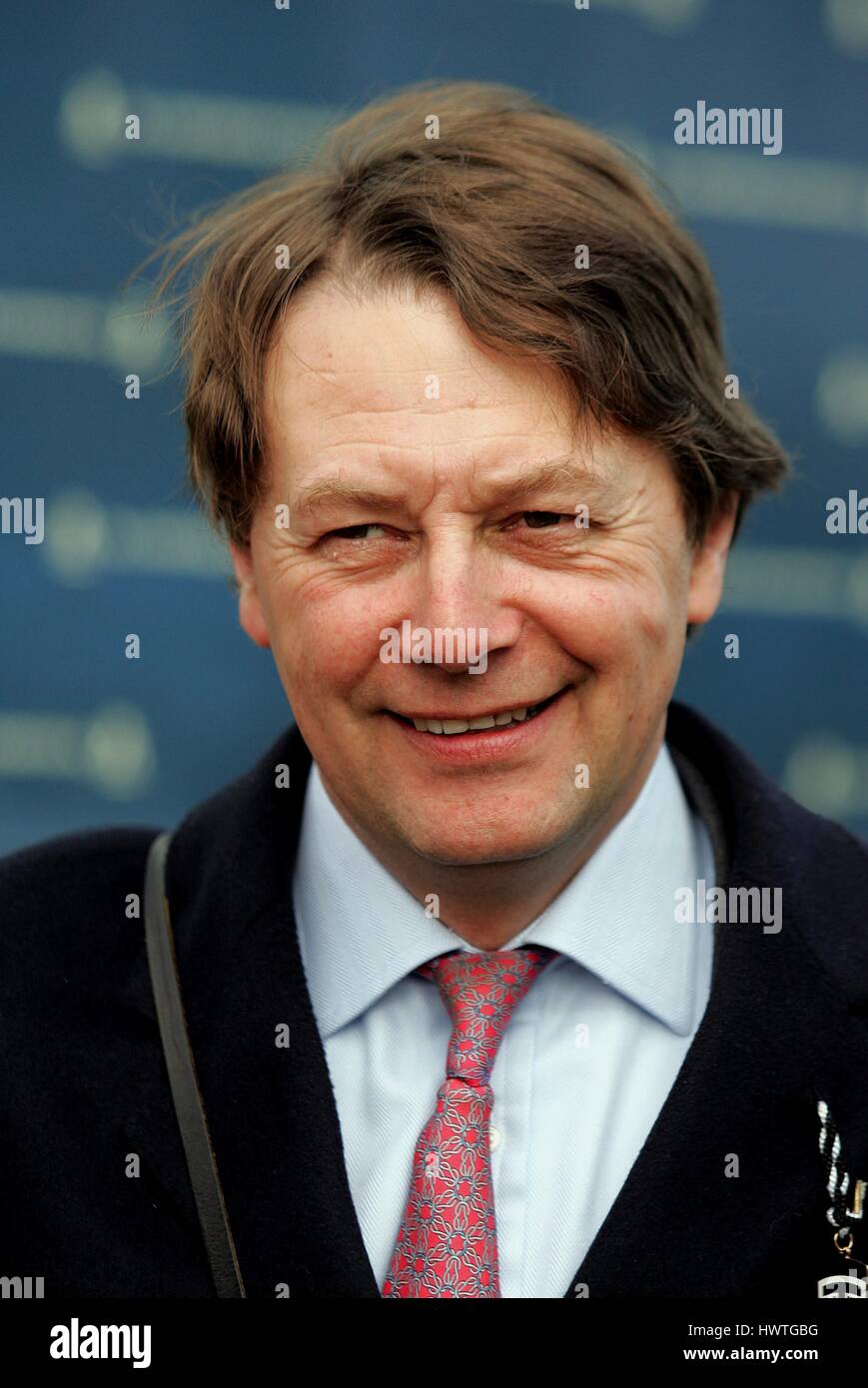 CHRIS WALL corsa di cavalli TRAINER ROWLEY MILE NEWMARKET Corso Inghilterra 18 aprile 2006 Foto Stock