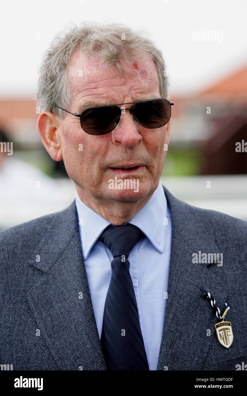 CLIVE BRITTAIN corsa di cavalli TRAINER ROWLEY MILE NEWMARKET Corso Inghilterra 18 aprile 2006 Foto Stock