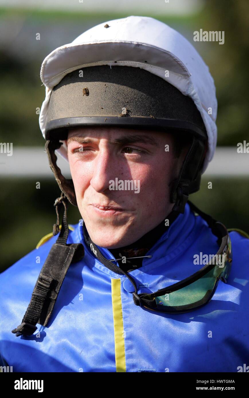 P.W.FLOOD JOCKEY CHELTENHAM RACECOURSE CHELTENHAM INGHILTERRA 15 Marzo 2006 Foto Stock