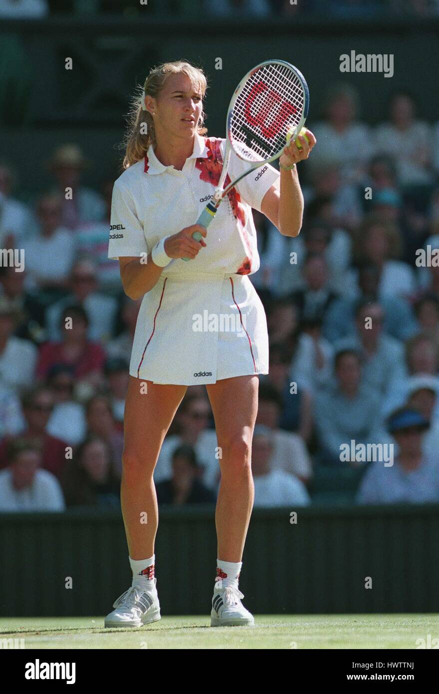 Steffi Graf Wimbledon 06 Luglio 1995 Foto Stock Alamy 1558