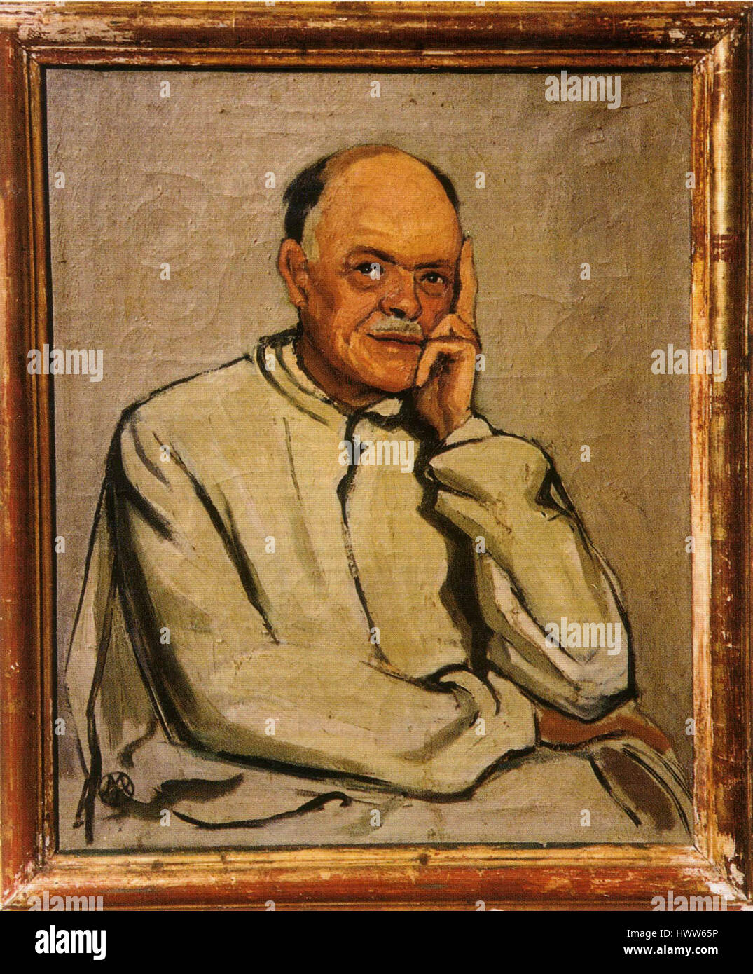 Charles Nicolle era un medico francese rinomato per la sua scoperta del ruolo dei pidocchi nella trasmissione del tifo, contribuendo notevolmente alla salute pubblica e alla medicina. Foto Stock