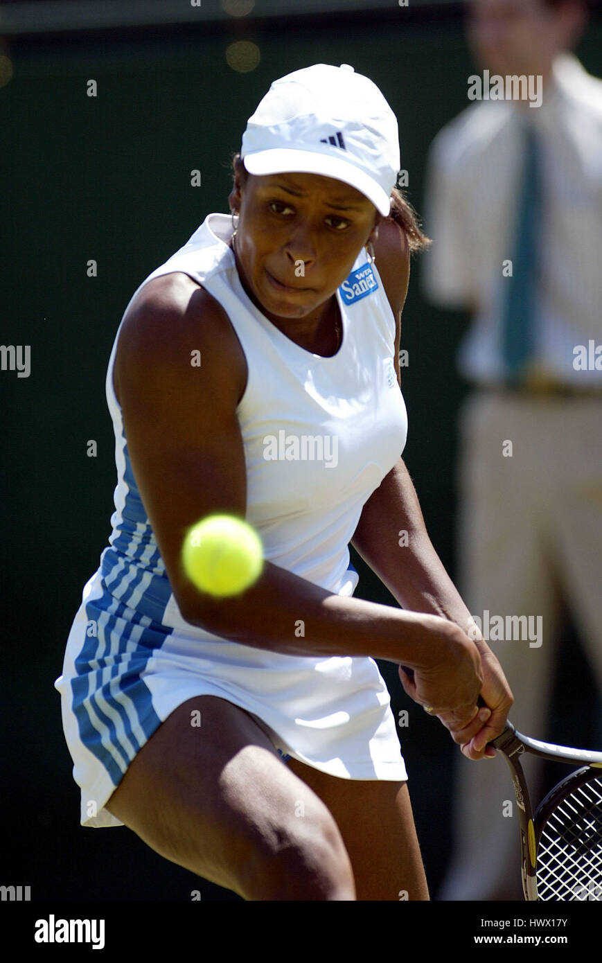 CHANDA RUBIN campionati di Wimbledon 26 Giugno 2002 Foto Stock