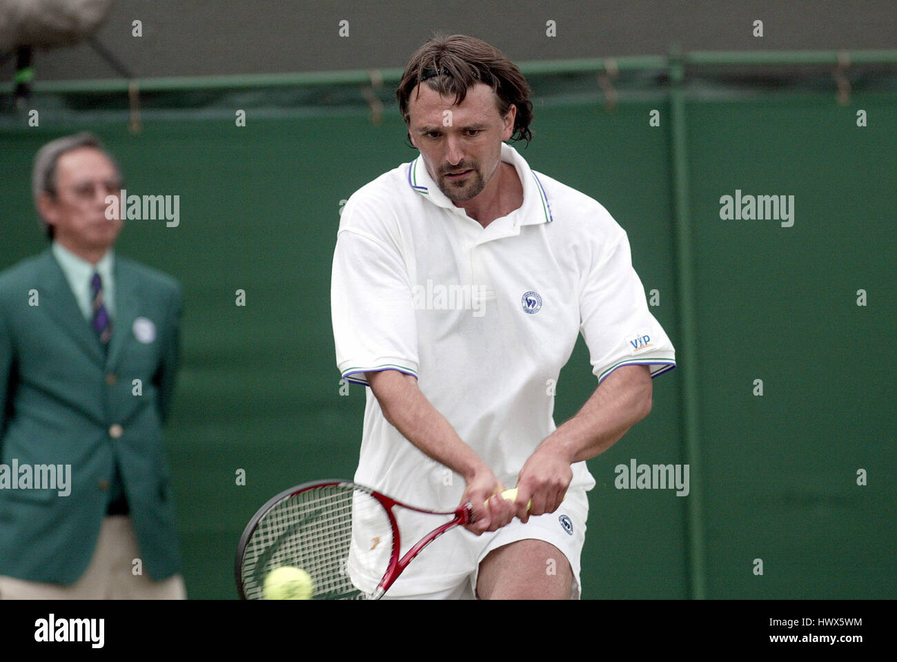 GORAN IVANISEVIC campionati di Wimbledon 2004 WIMBLEDON Londra Inghilterra 24 Giugno 2004 Foto Stock