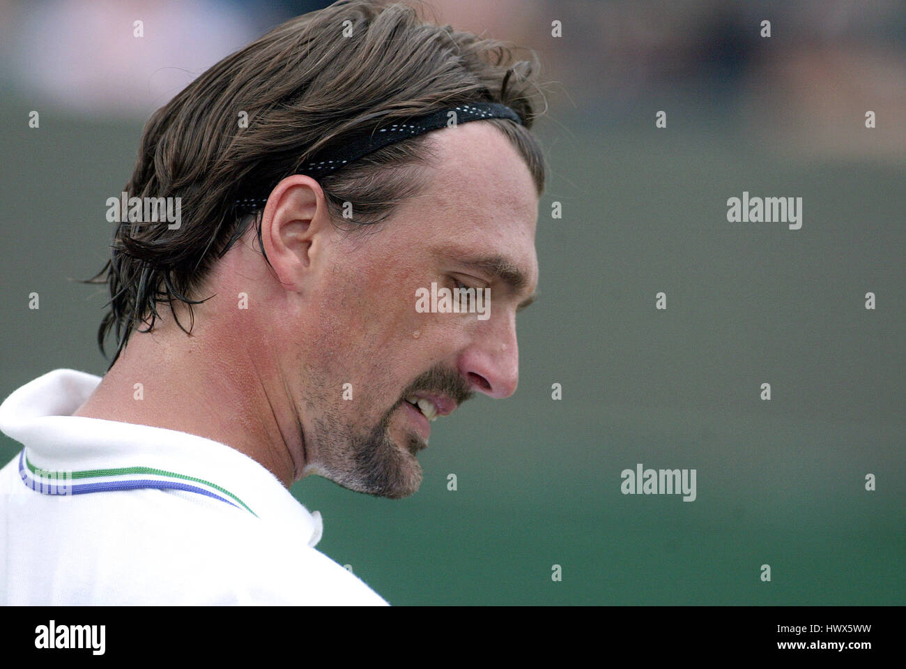 GORAN IVANISEVIC campionati di Wimbledon 2004 WIMBLEDON Londra Inghilterra 24 Giugno 2004 Foto Stock