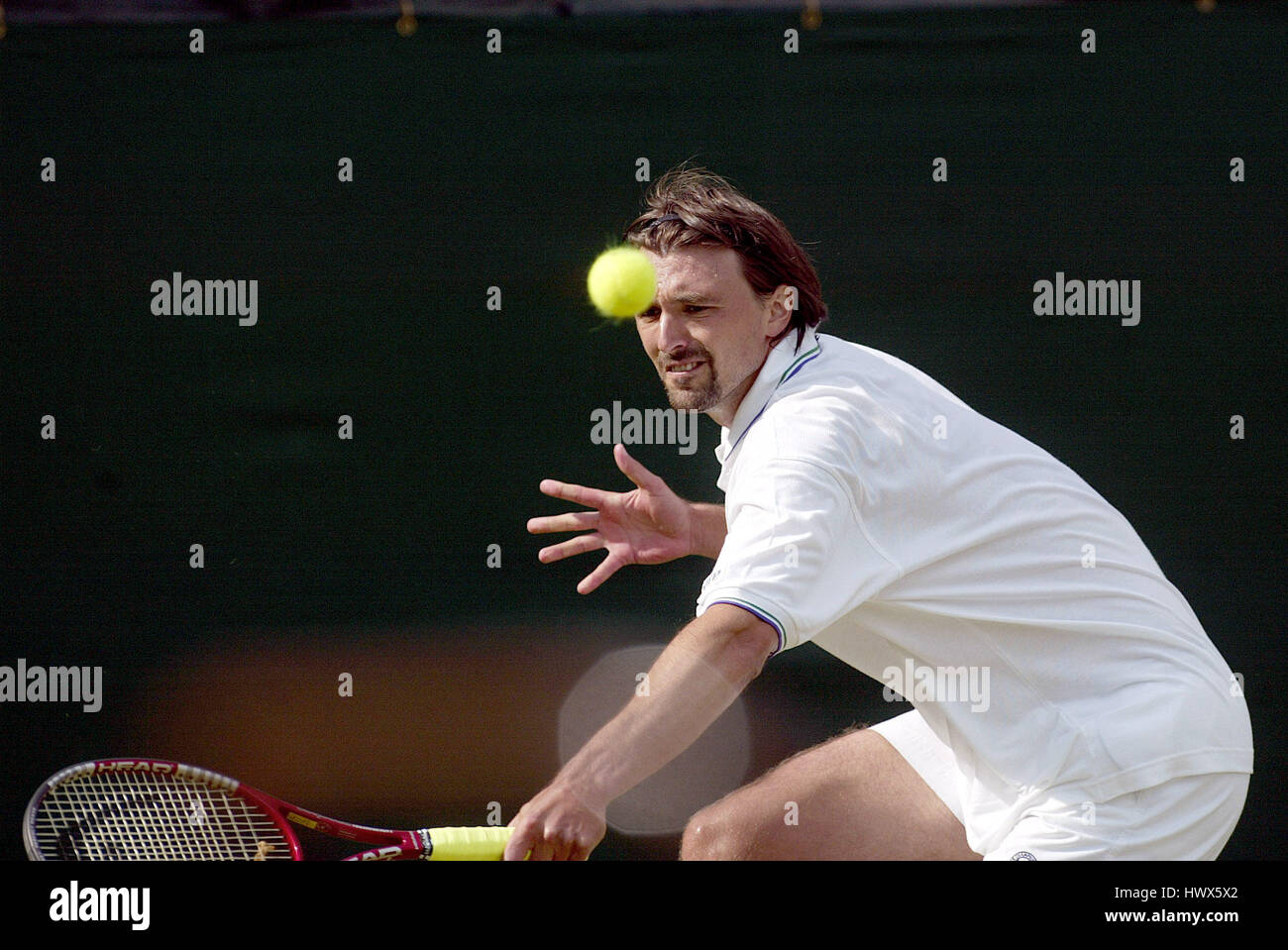 GORAN IVANISEVIC campionati di Wimbledon 2004 WIMBLEDON Londra Inghilterra 24 Giugno 2004 Foto Stock