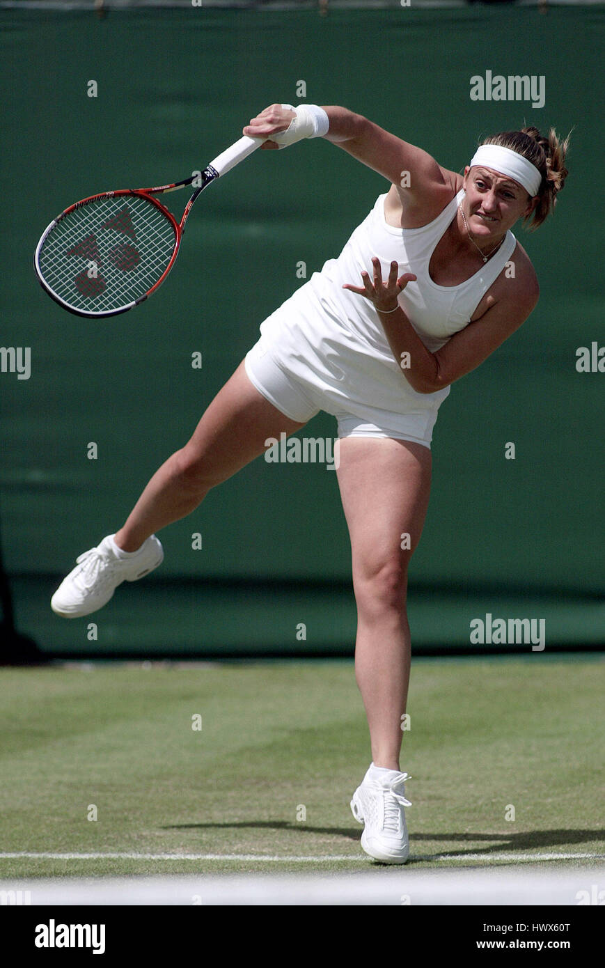 MARY PIERCE campionati di Wimbledon 2004 WIMBLEDON Londra Inghilterra 24 Giugno 2004 Foto Stock