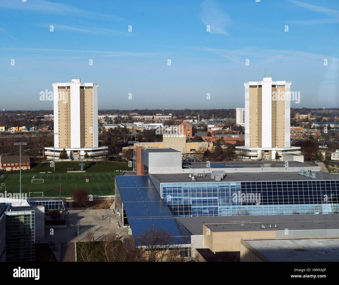 Marzo 23, 2017:Le Torri presso la Ohio State University. Columbus, Ohio. Brent Clark/Alamy Live News Foto Stock