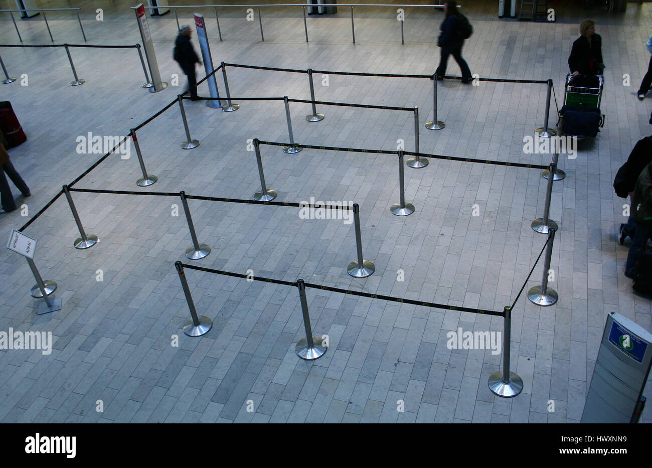 Dall'Aeroporto di Copenhagen. Foto Stock