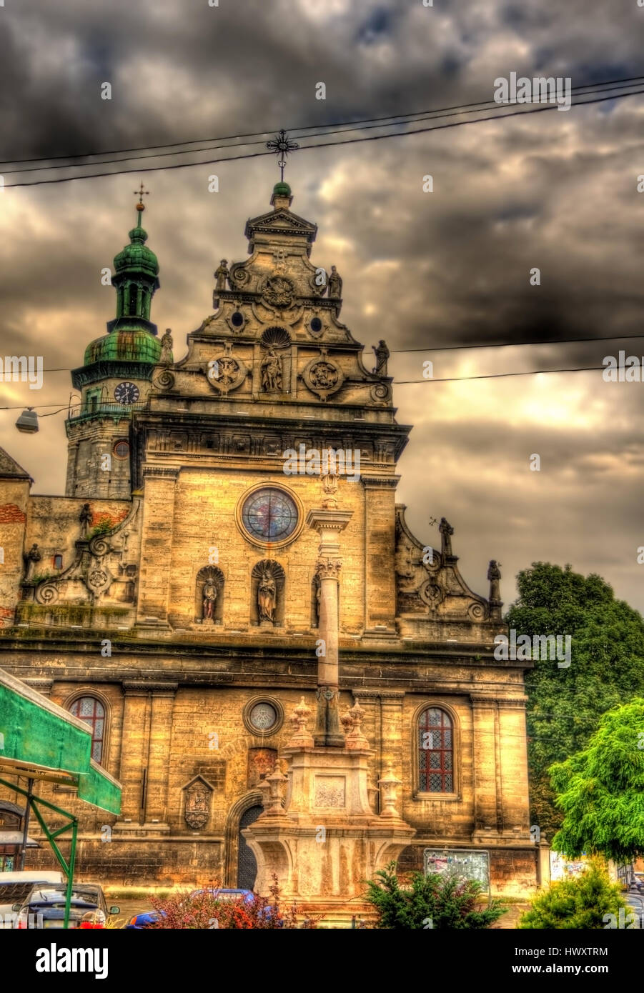 La Chiesa di S. Andrea di Lviv, Ucraina Foto Stock