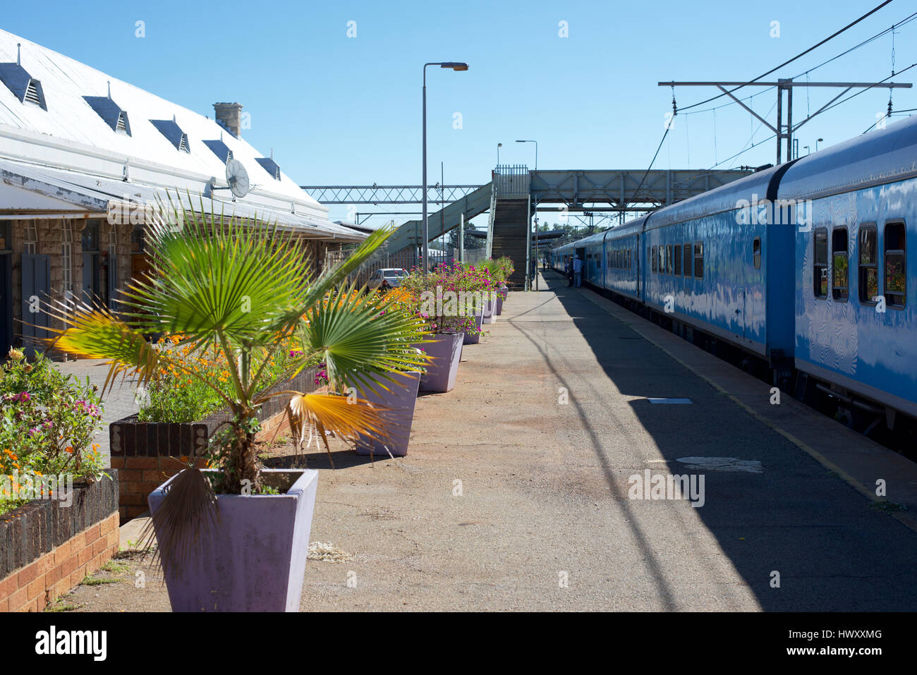 Stazione di Klerksdorp Nord Ovest Sud Africa Foto Stock