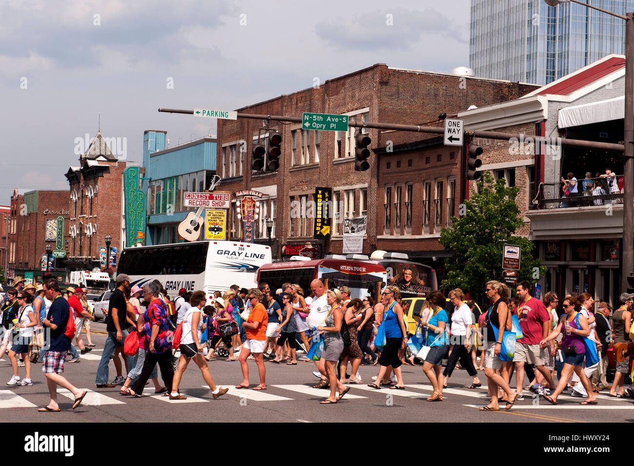 Country Music Fest fiera fan Foto Stock