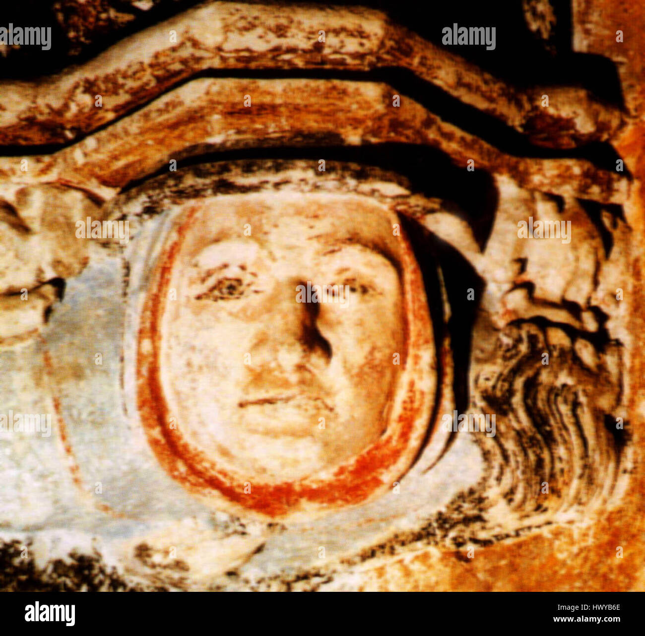 Il cardinale Audoin Aubert, una figura di spicco nella storia francese del XIV secolo, fu attivo durante il regno di re Giovanni II. Il suo lavoro nella chiesa e nella politica ha plasmato il paesaggio religioso e politico della Francia. Foto Stock