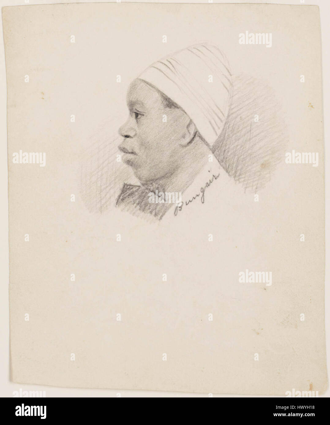 Questa immagine si riferisce probabilmente ai 14 prigionieri africani a bordo della nave schiava spagnola *la Amistad*, che guidò una ribellione nel 1839, portando a una significativa battaglia legale negli Stati Uniti. La loro lotta divenne un simbolo di resistenza contro la schiavitù. Foto Stock