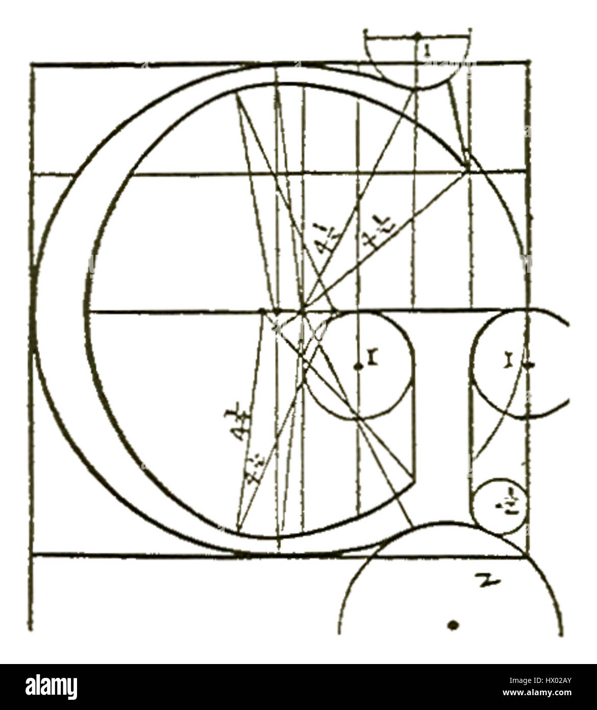 La lettera G di Francesco Torniello da Novara del 1517 è un'opera che esemplifica il periodo rinascimentale. Questo pezzo fa parte dei suoi contributi accademici, dimostrando la cultura artistica e intellettuale del tempo. Foto Stock
