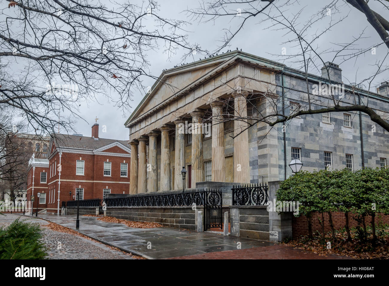 La seconda banca degli Stati Uniti - Philadelphia, Pennsylvania, STATI UNITI D'AMERICA Foto Stock