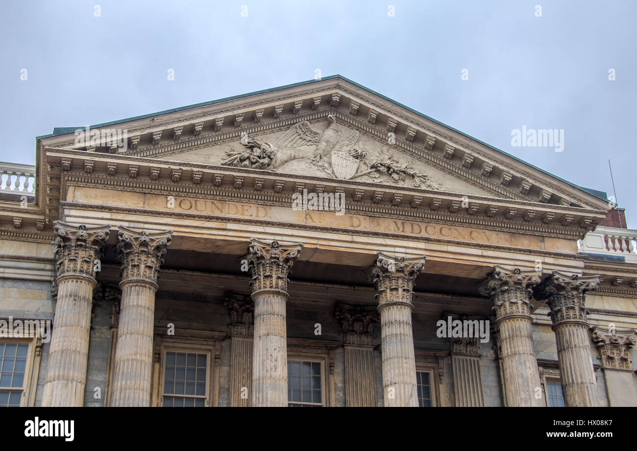 Prima Banca degli Stati Uniti - Philadelphia, Pennsylvania, STATI UNITI D'AMERICA Foto Stock