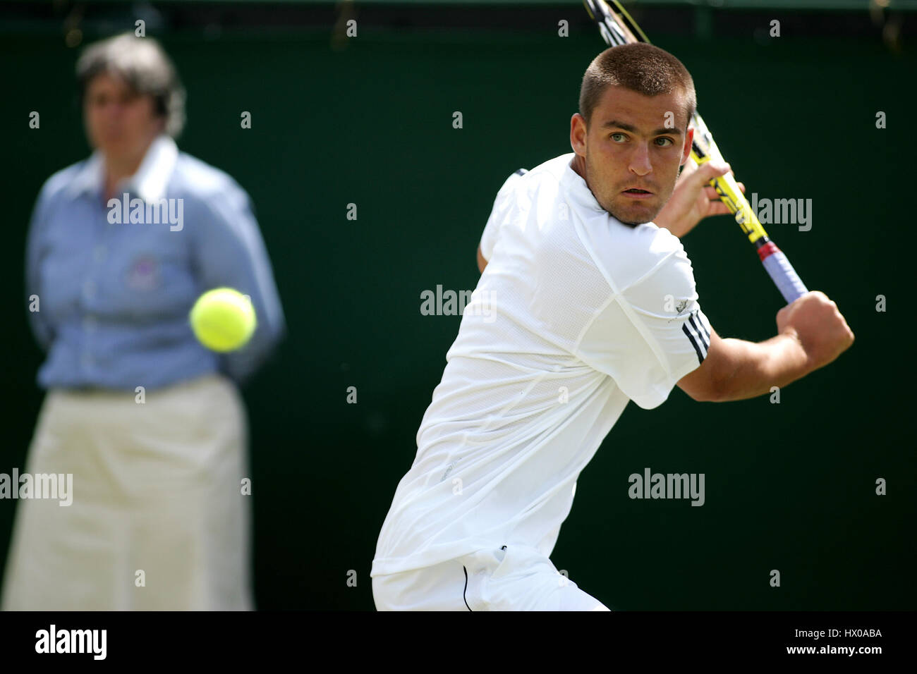 MIKHAIL YOUZHNY RUSSIA WIMBLEDON Londra Inghilterra 26 Giugno 2008 Foto Stock