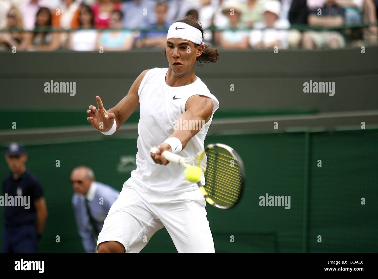 RAFAEL NADAL SPAGNA WIMBLEDON Londra Inghilterra 26 Giugno 2008 Foto Stock