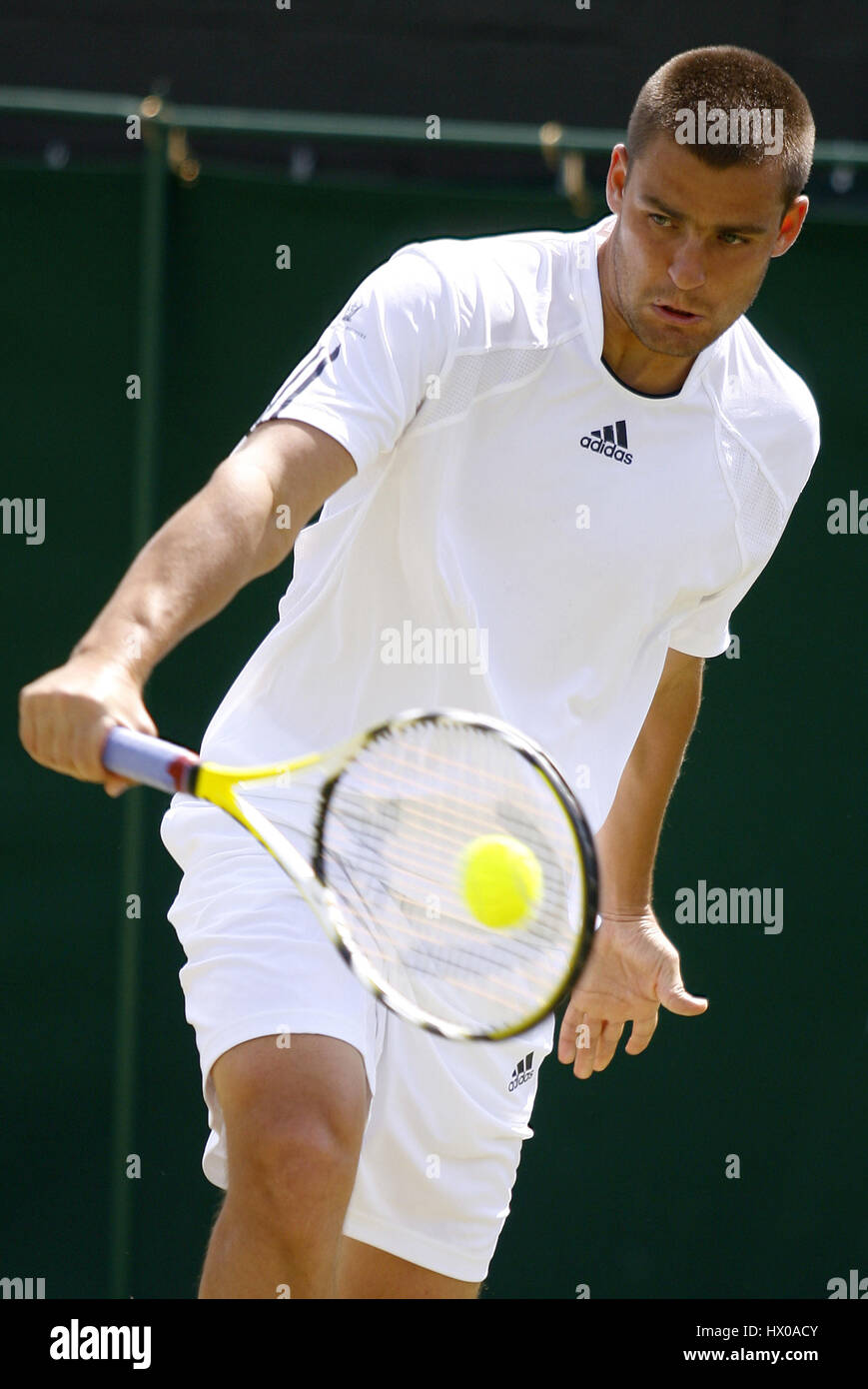 MIKHAIL YOUZHNY RUSSIA WIMBLEDON Londra Inghilterra 26 Giugno 2008 Foto Stock