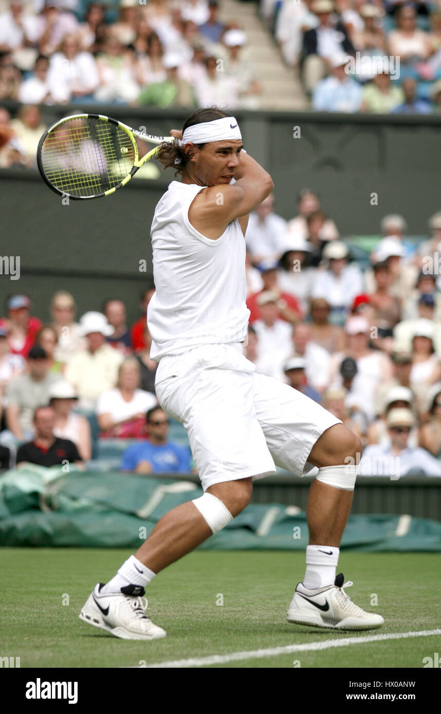 RAFAEL NADAL SPAGNA WIMBLEDON WIMBLEDON LONDRA 24 Giugno 2008 Foto Stock