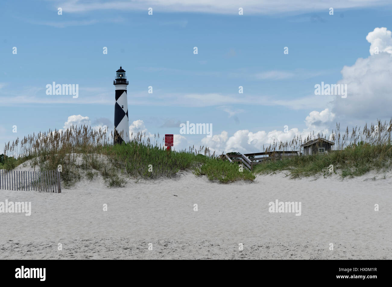 Cape Lookout faro Foto Stock