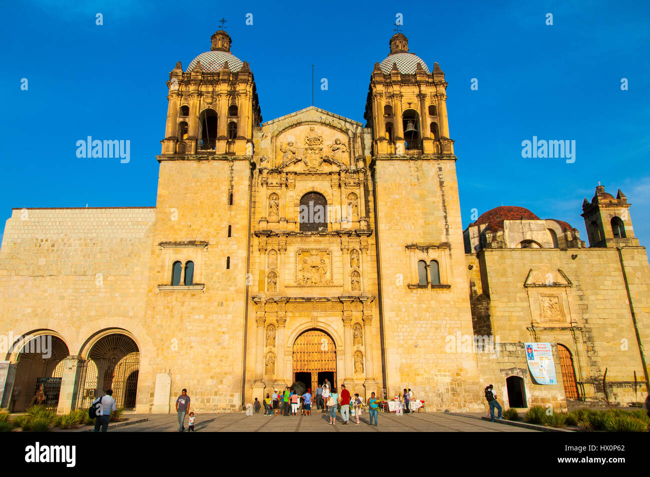 Chiesa di Santo Domingo de Guzman, centro, Oaxaca, Messico Foto Stock