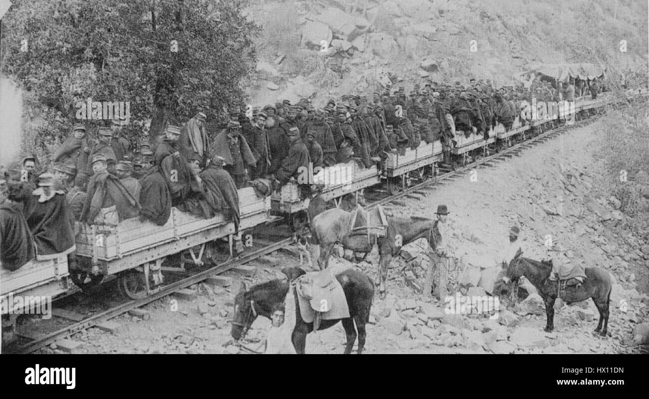 "Division Camus 1891" è un dipinto che illustra le divisioni sociali e politiche del tempo. Riflette temi di conflitto e separazione, forse associati ai movimenti sociali dell'Europa del tardo XIX secolo. Foto Stock