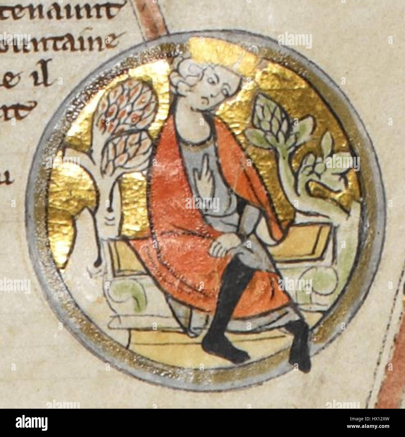 Il manoscritto 'Eadwig MS Royal 14 B V' è un manoscritto miniato medievale ospitato nella British Library. È un prezioso esempio di illuminazione manoscritta inglese del primo Medioevo. Foto Stock