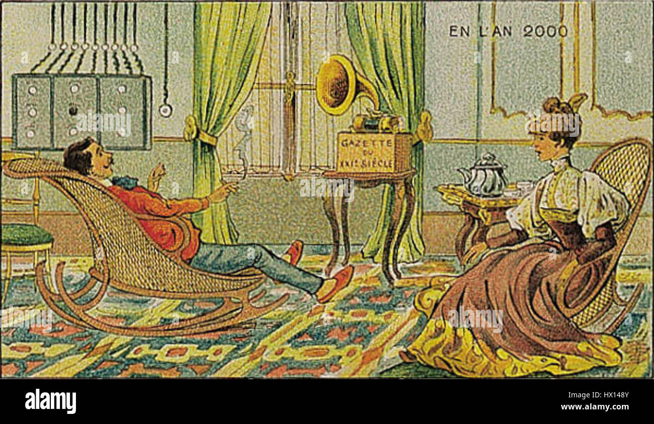 "France in the XXI Century" è una rivista audio che esplora il panorama politico, sociale e culturale della Francia nel XXI secolo. Copre importanti questioni ed eventi contemporanei. Foto Stock