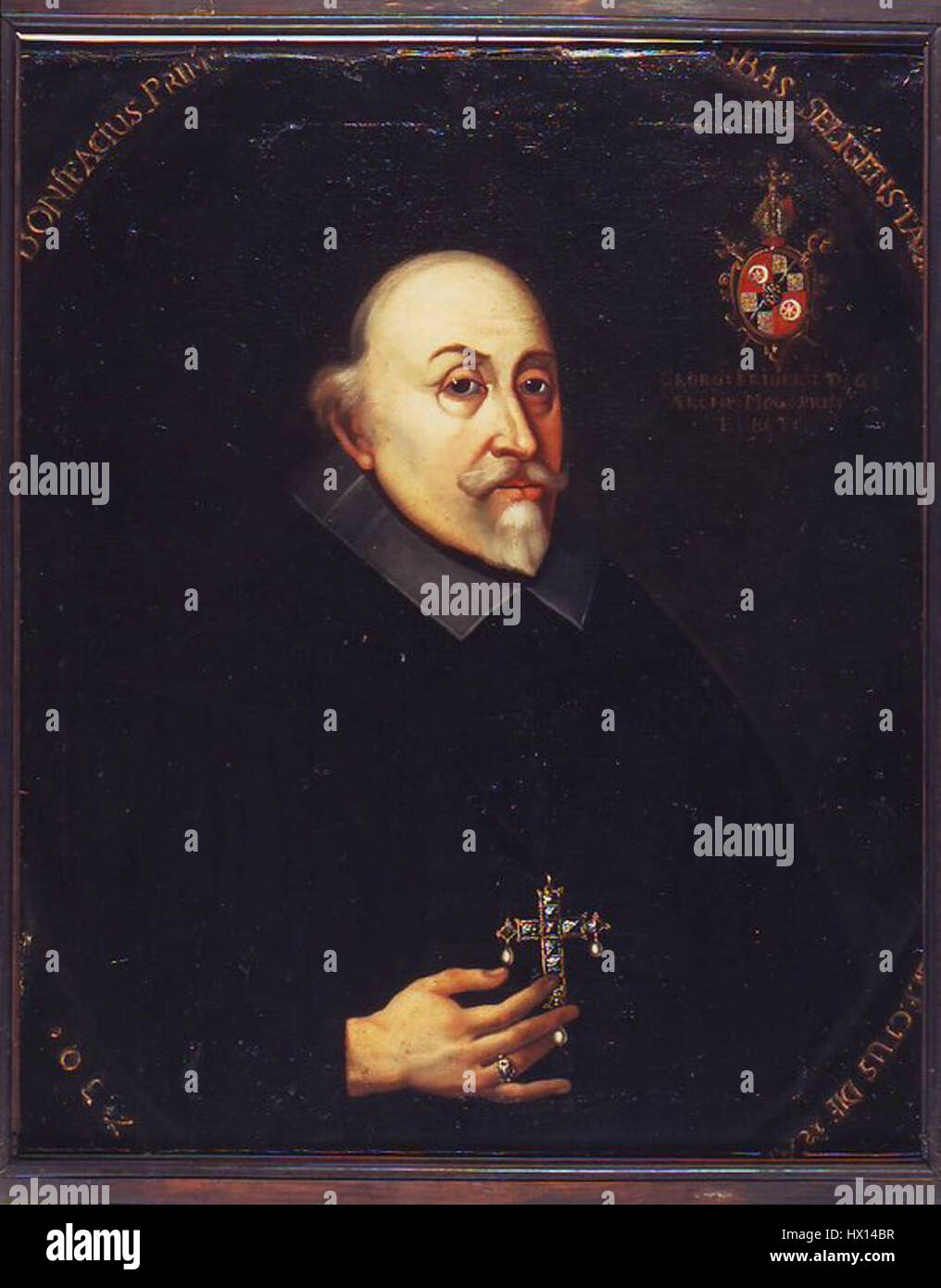 Georg Friedrich von Greiffenclau era un nobile del Sacro Romano Impero, noto per il suo coinvolgimento in varie questioni politiche e militari durante il XVII secolo. La sua famiglia deteneva un significativo potere nelle terre germaniche. Foto Stock