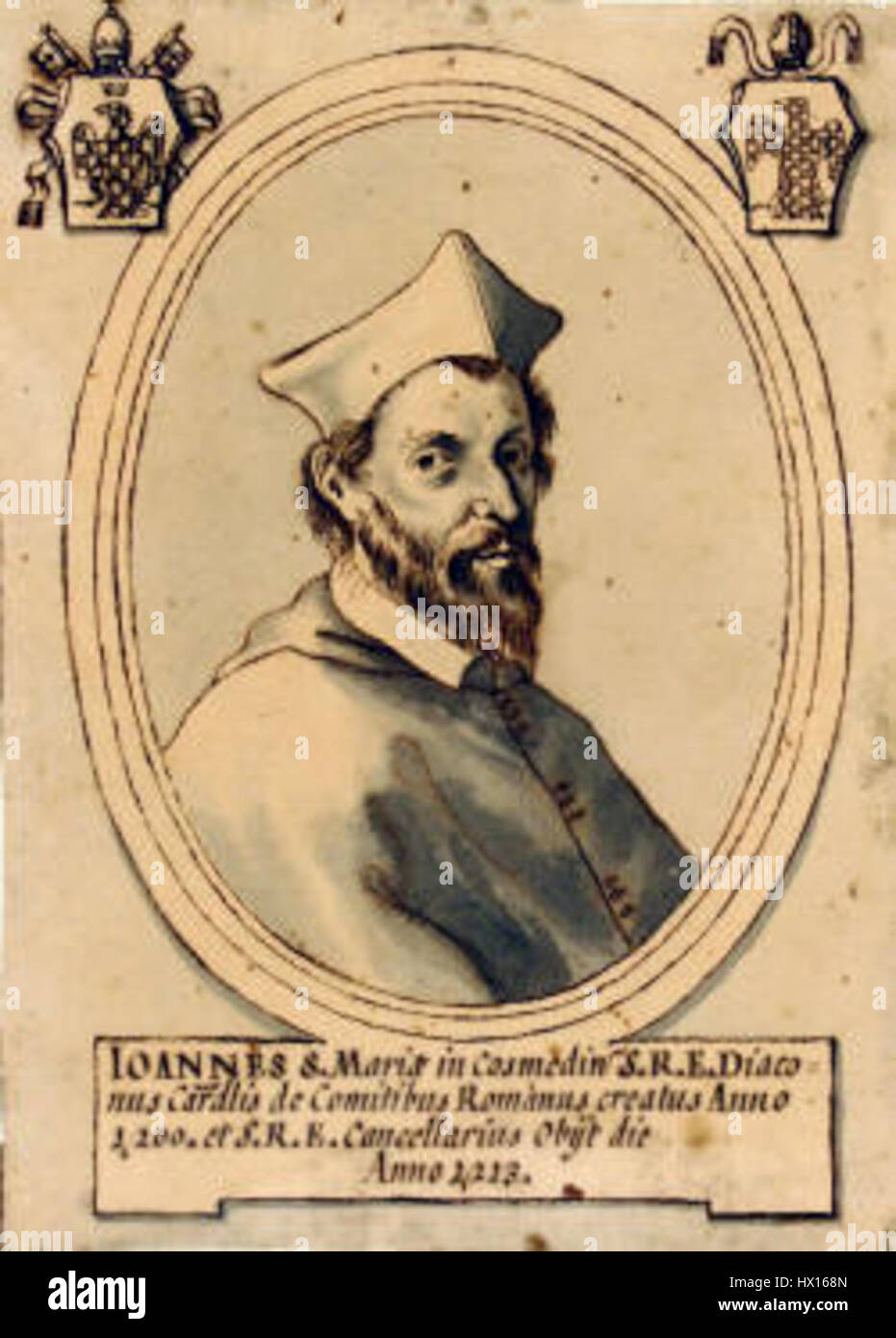 Giovanni Conti di Segni Foto Stock