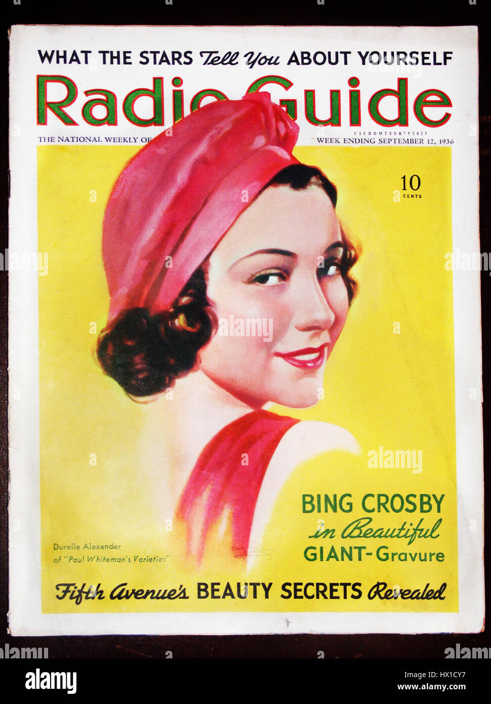 Questa copertina di Durelle Alexander mostra la capacità dell'artista di creare un'immagine straordinaria che combina elementi di design grafico e ritrattistica artistica. Il design della copertina riflette le moderne tendenze editoriali. Foto Stock