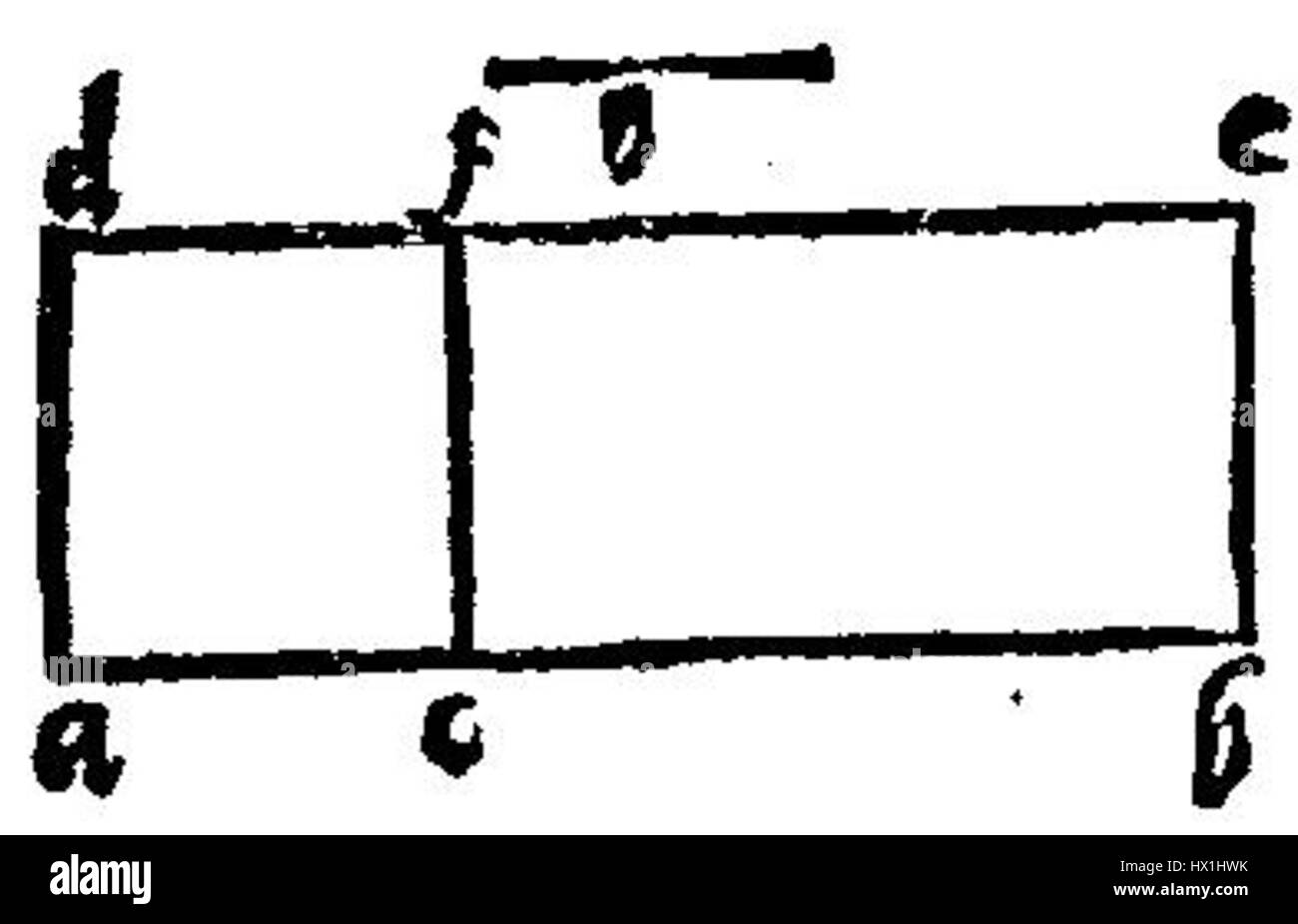 Euclide 041v è una pagina dell'antica opera matematica "Elements", attribuita al matematico greco Euclide. Il manoscritto illustra i principi geometrici e il ragionamento matematico. Questa particolare pagina contiene dimostrazioni dettagliate ed è un esempio chiave dell’approccio logico di Euclide alla geometria. Foto Stock
