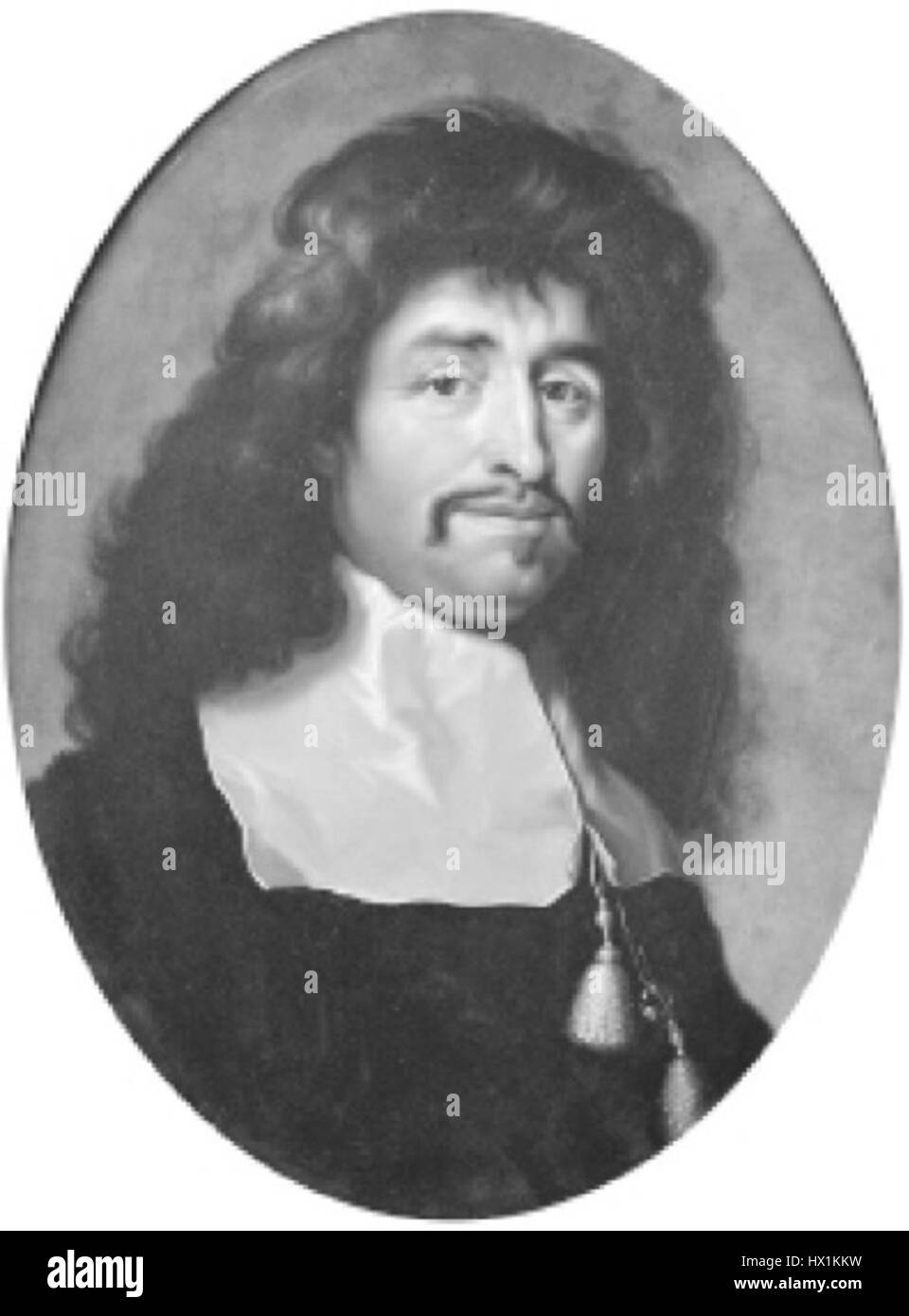 Christoffer Gabel, un nobile danese, in un ritratto a olio del XVII secolo di Karel van Mander III, un pittore fiammingo. Foto Stock