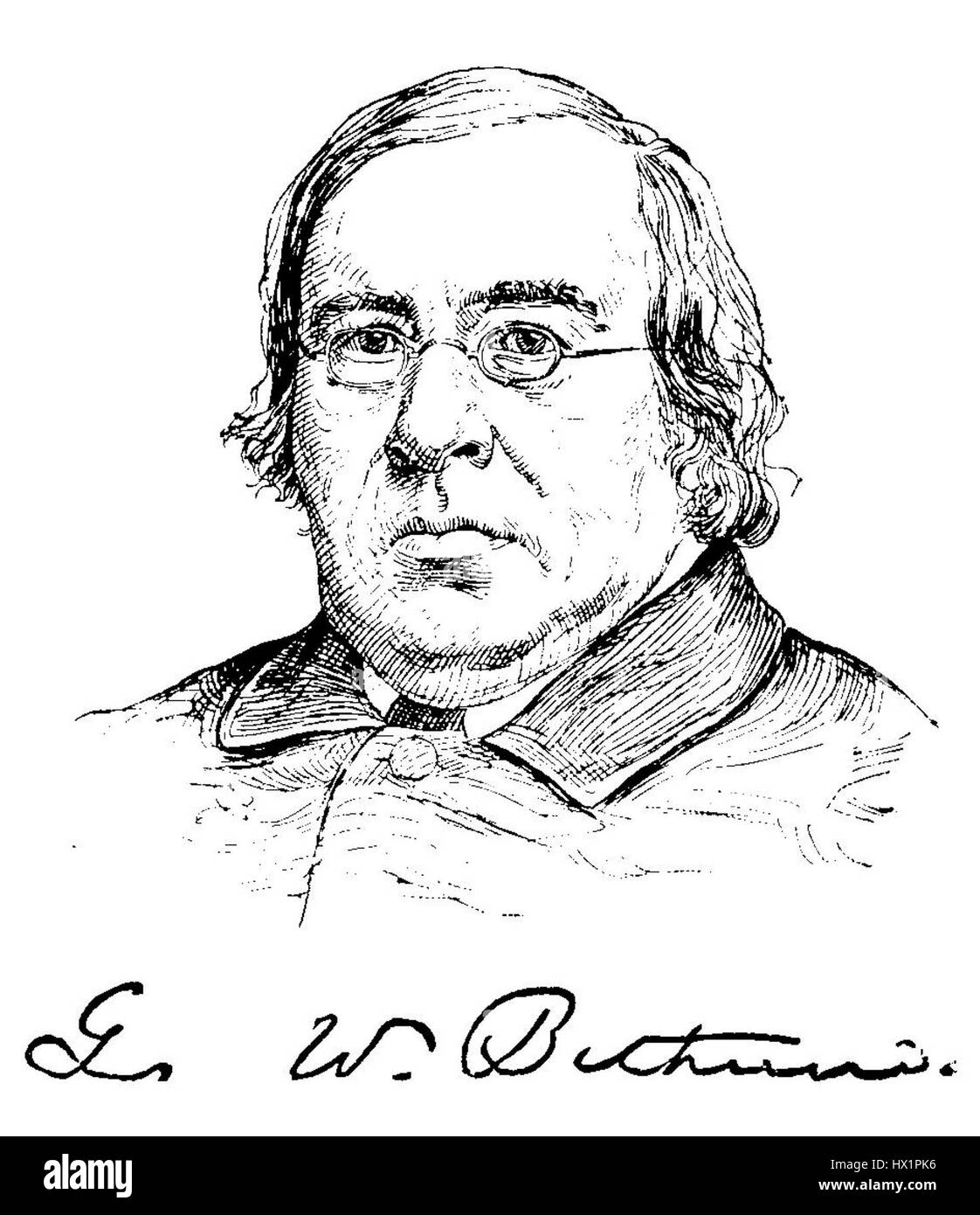 Questo ritratto di George Washington, dipinto da Bethune, presenta il primo presidente degli Stati Uniti in modo dignitoso e nobile. Cattura la sua leadership e importanza storica durante gli anni formativi degli Stati Uniti. Foto Stock