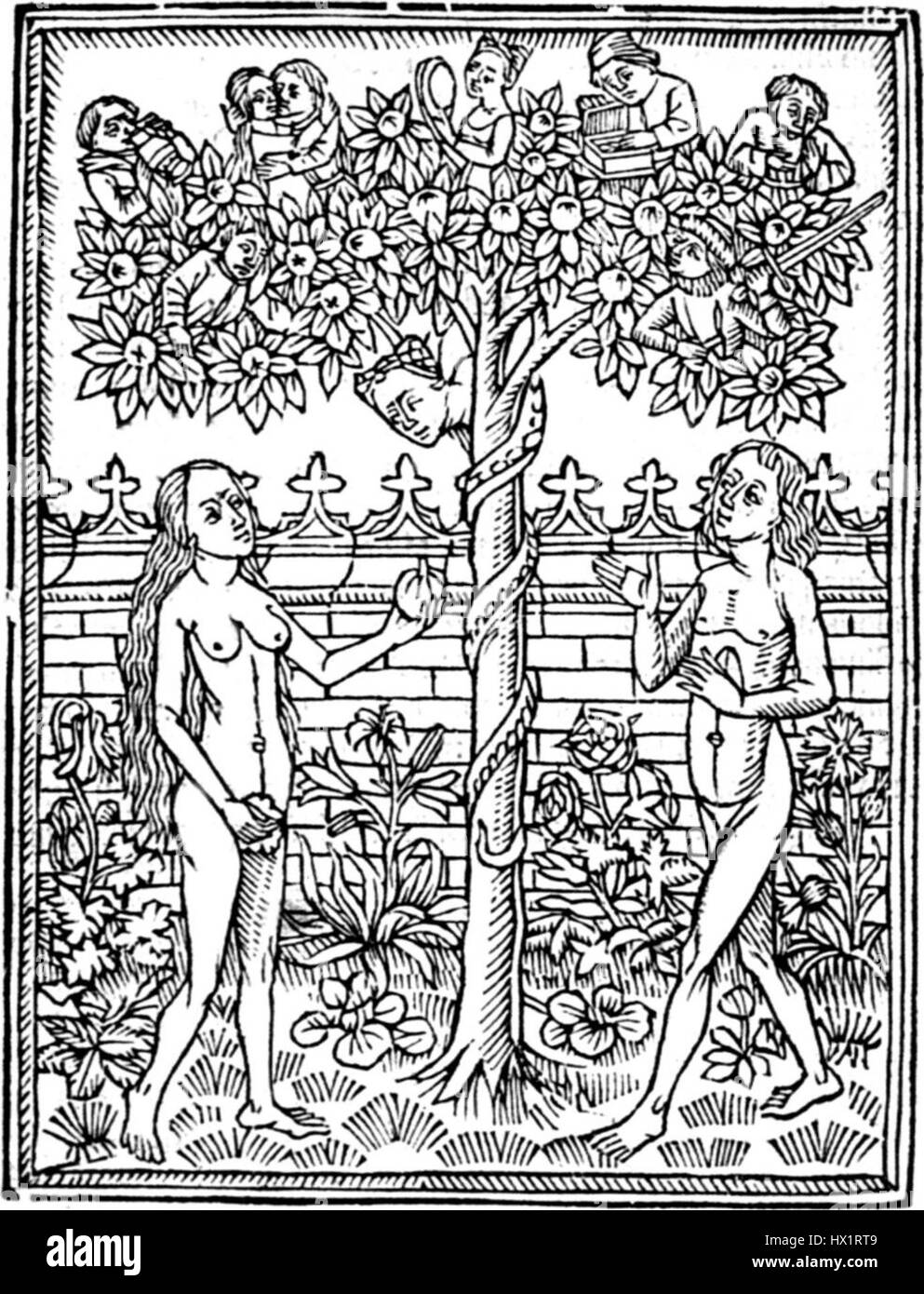 "De claris mulieribus", scritto da Giovanni Boccaccio nel XIV secolo, è un'opera storica e biografica che racconta la vita di donne famose nel corso della storia. Il testo serve sia come celebrazione che come analisi di figure femminili di rilievo nell'antichità e nel Medioevo. Foto Stock