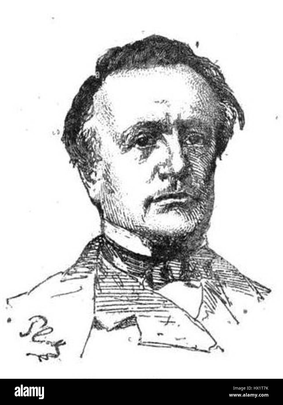Questo ritratto del 1870 di Plock raffigura Victor Duruy (1811-1894), uno storico francese ed ex ministro dell'istruzione pubblica. L'immagine cattura i significativi contributi di Duruy all'educazione e alla storiografia francese. Foto Stock
