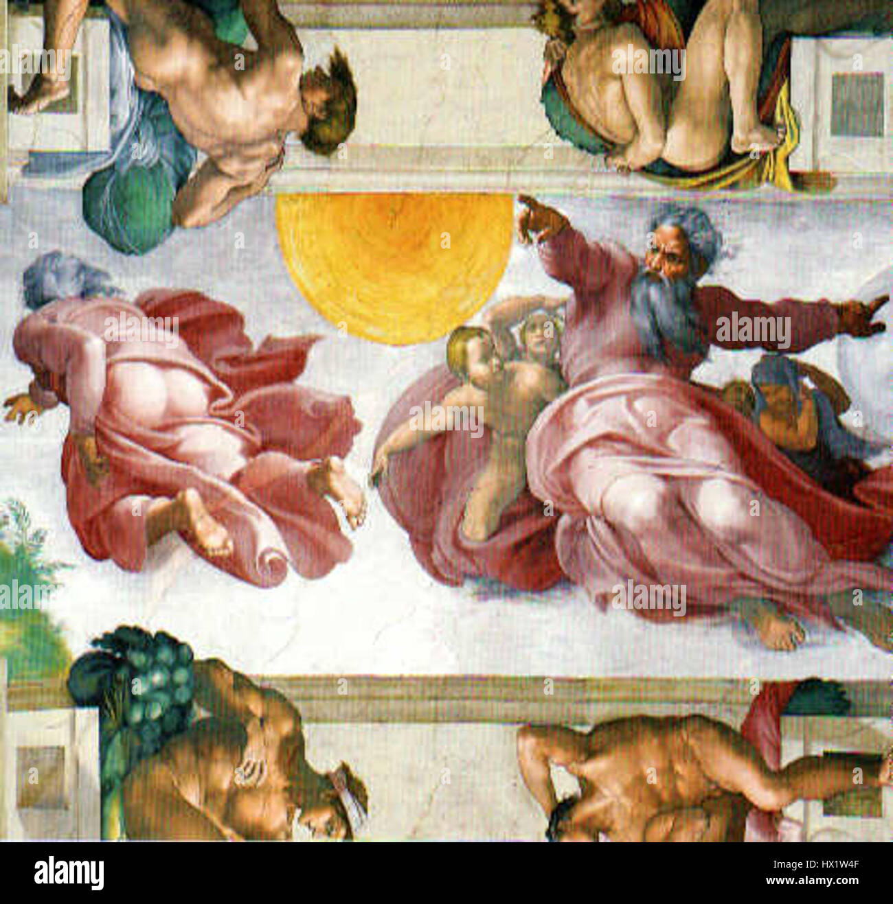 La "creazione di stelle e pianeti" si riferisce al processo cosmico della formazione stellare nello spazio. Le stelle nascono da vaste nuvole di gas e polvere, che si condensano sotto la gravità, portando alla fusione nucleare e alla formazione di sistemi planetari in ambienti interstellari. Foto Stock