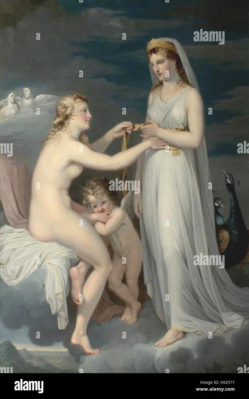 Testa di Guy Juno in prestito il corpino di Venere Foto Stock