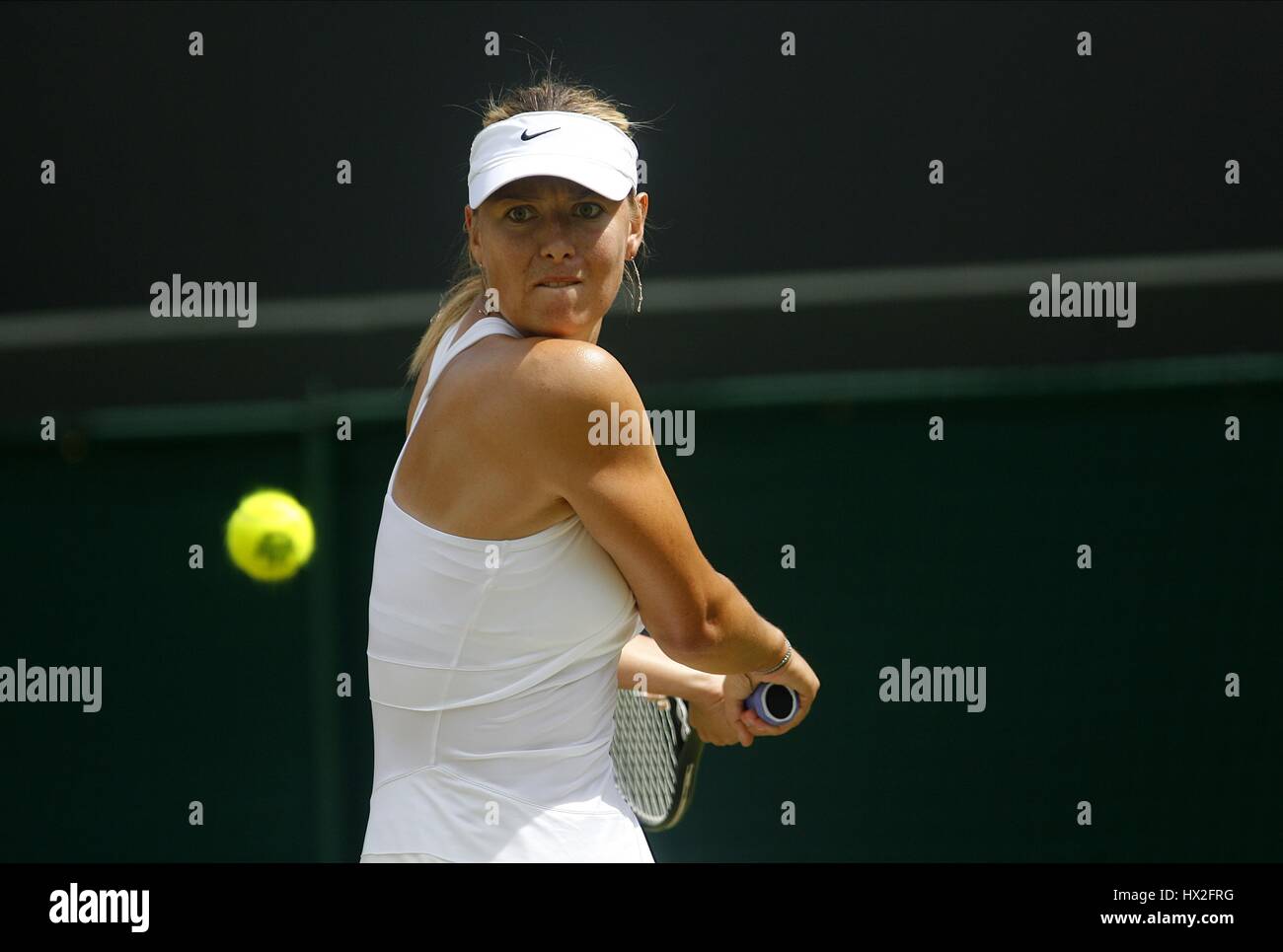 MARIA SHARAPOVA RUSSIA RUSSIA WIMBLEDON Londra Inghilterra 24 Giugno 2010 Foto Stock