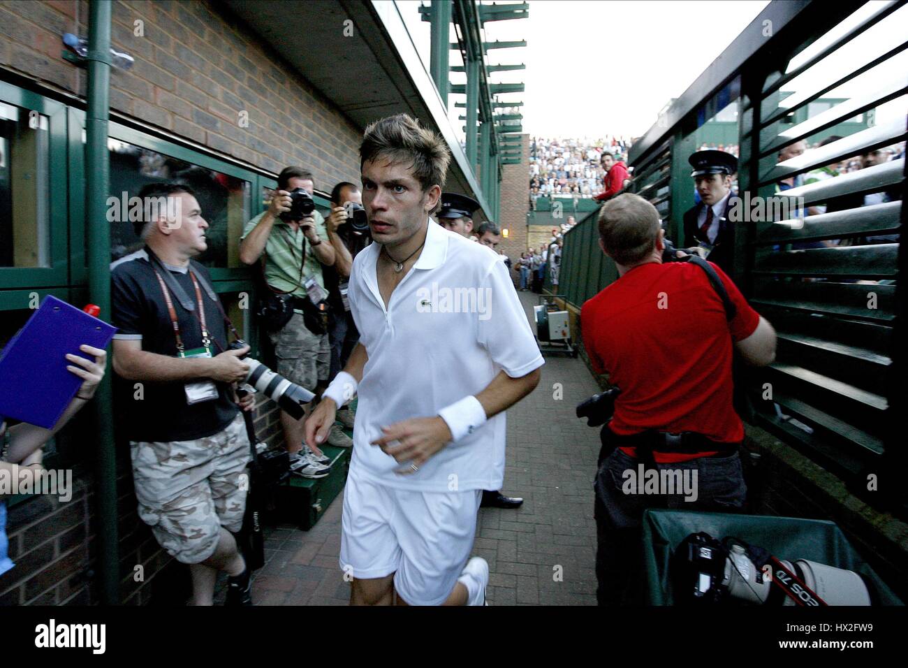 NICOLAS MAHUT FRANCIA FRANCIA WIMBLEDON Londra Inghilterra 23 Giugno 2010 Foto Stock